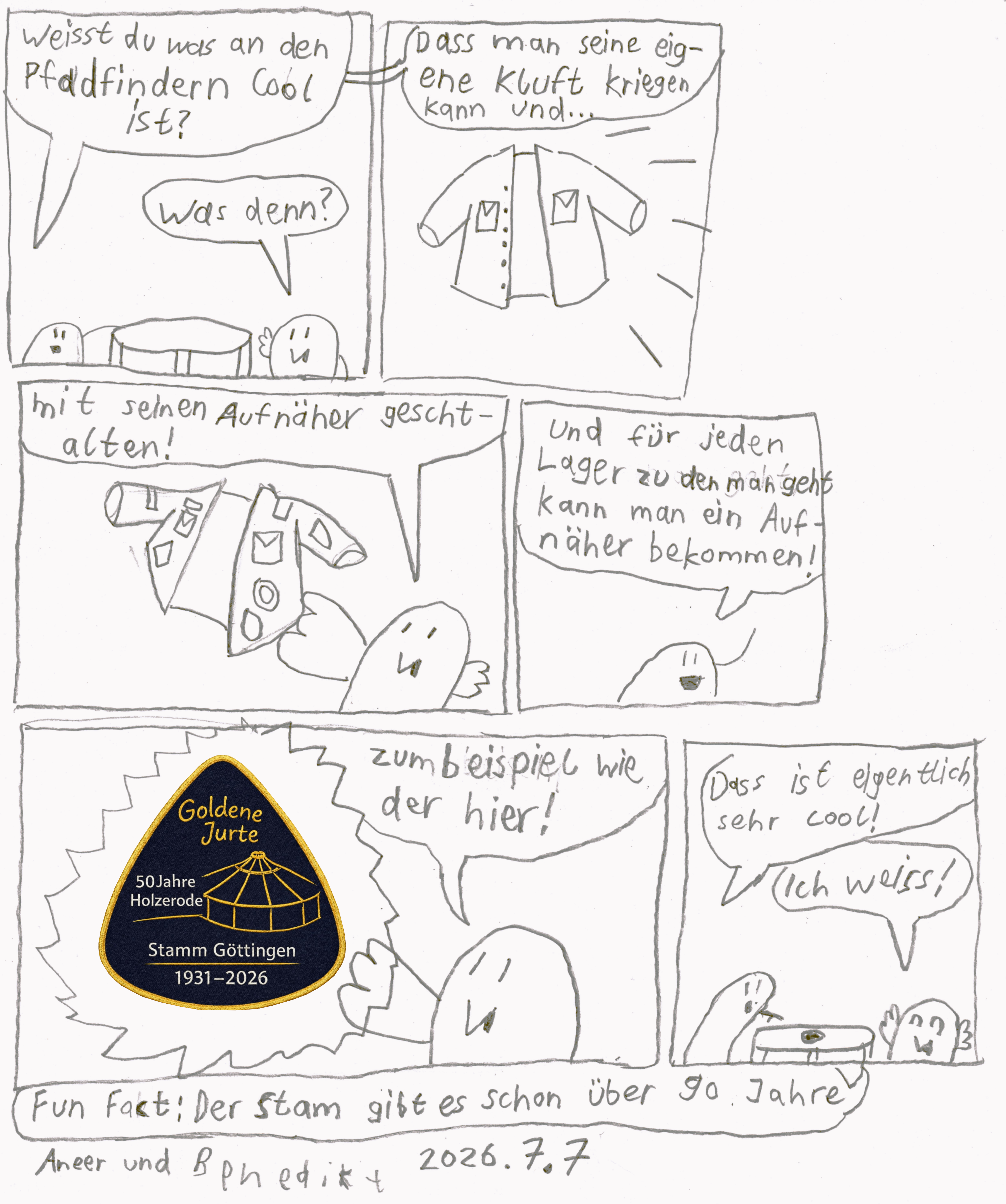 Comic Aneer und Benedikt 1
